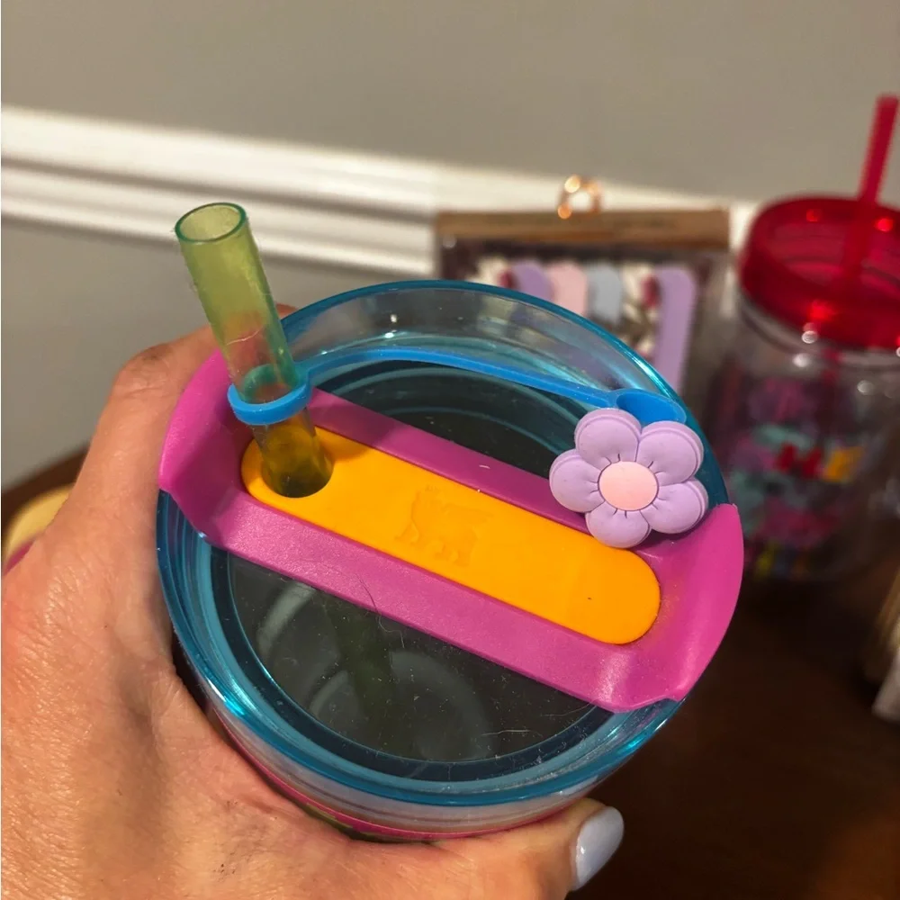 5 Piece Teacher Gift Set - Pink Small Stanley with Straw & much more! All new!